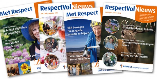 Magazines Respect Zorggroep Scheveningen